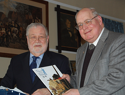 Elizabeth Mayor, Chris Bollwage, Dr. Walter Boright and Union County Historical Society President Charles Shallcross